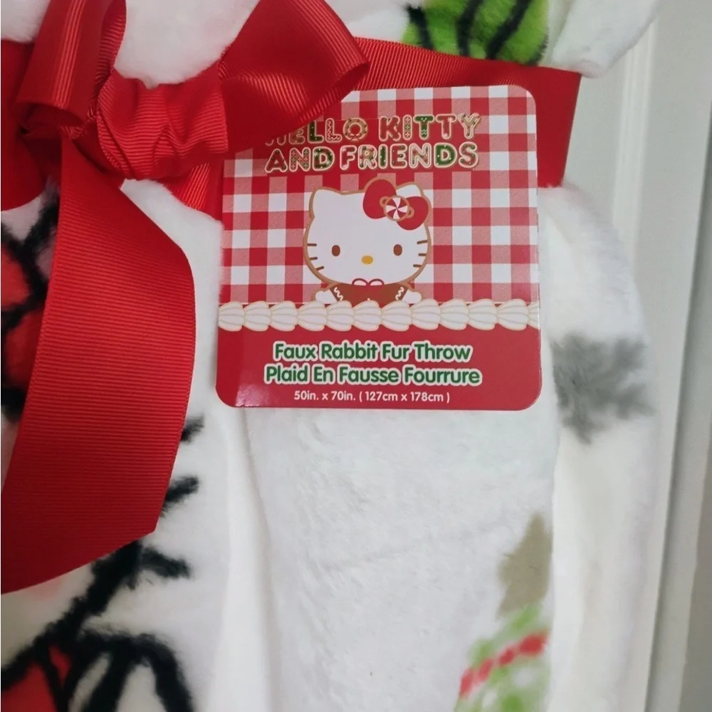 Sanrio Hello Kitty Christmas Holiday Throw Blanket 🎄